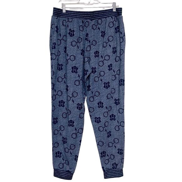 Wizarding World Harry Potter Women's 2-Piece Cozy Pajama Set Navy Blue - Picture 7 of 9